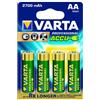 Varta Professional NiMH Pila AA Mignon 2500 mAh Pile mignon, confezione da 4