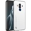HAFFAN Custodia Cover Protettiva per Cellulare per HUAWEI Mate10 Pro (6 inches), Stile Similpelle - Bianco