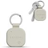 SATECHI FindAll Localizzatore per Chiavi con Apple Find My, Ricarica Wireless, Avviso di Smarrimento con Suono Potente, Portachiavi GPS Localizzatore per iPhone, iPad, Mac - Beige