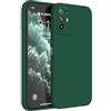 HAFFAN Custodia in Silicone TPU Compatibile con OPPO A94 5G (6.43 inches), Cover Case Protettiva per Cellulare - Verde scuro