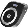SBS Vivavoce da auto wireless multipoint, cassa audio per macchine con regolazione volume integrata e supporto per fissaggio ad aletta parasole