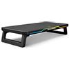 Nova Gaming - CELESTIUM - Rehausseur di Schermo RGB con Hub - Supporta Fino a 25kg - 3 Porte USB, 2 Porte USB-C - LED RGB Personalizzabile - Gaming, Ufficio, Ergonomia Avanzata