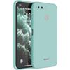 HAFFAN Custodia in Silicone TPU Compatibile con Redmi 6 / Redmi 6A (5.45 inches), Cover Case Protettiva per Cellulare - Ciano chiaro