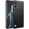 HAFFAN Custodia Cover Protettiva per Cellulare per Motorola Moto Edge 50 Fusion (6.7 inches), Stile Similpelle - Nero