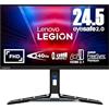 Lenovo Legion R25f-30 - Monitor Gaming 24.5'' FullHD con EyeSafe (VA, 240Hz, 0.5ms, HDMI+DP, FreeSync Premium, Altoparlanti) Regolazione inclinazione/Pivot/Giro - Nero