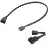 Akasa AK-CBFA01-30 Cavo Prolunga PWM, 30 cm, Nero