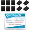 CQRobot 200 Pezzi Nero Standard Computer Jumper Cap Header Pin Shunt Shorting 2P Connector Superiore Chiusa 2.54mm. per Arduino Raspberry Pi PCB PC DVD HDD Cortocircuito Progetti.