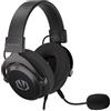 Endorfy VIRO Infra, cuffie circumaurali, tessuto morbido, cuscinetti in soffice memory foam, microfono rimovibile, driver da 50 mm, struttura in resistente alluminio, EY1A003