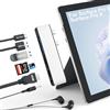 Yeemie Pro Surface 9 Hub Docking Station, 7 in 1 Triple Display Zubehör mit 4K HDMI +8K Video Display USB-C Thunderbolt 4 (40G Data+100W Charge), 3.5mm Audio für Surface Pro 9