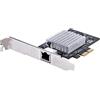 StarTech.com Scheda adattatore di rete PCIe a 1 porta da 10 Gbps, per PC/server, Ethernet a sei velocità con supporto frame Jumbo, interfaccia NIC/LAN, 10GBASE-T/NBASE-T (ST10GSPEXNB2), nero