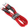 Baseus Cafule Cable - USB to Lightning Cable, 2.4 A, 1 m (Red)