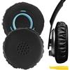 GEEKRIA QuickFit Protein PU Ear Pads per SONY MDR-XB300 Cuffie, Cuscinetto Orecchio di Ricambio/Auricolari/Copri Orecchio, Cuffie Auricolari Parti di Riparazione (Nero)