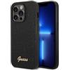 CG MOBILE Guess GUHCP14LHGGSHK - Custodia rigida per iPhone 14 Pro 6,1, colore: Nero/Nero