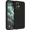 HAFFAN Custodia in Silicone TPU Compatibile con OnePlus Nord CE 3 Lite (6.7 inches), Cover Case Protettiva per Cellulare - Nero