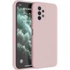 HAFFAN Custodia in Silicone TPU Compatibile con Samsung Galaxy A72 / Galaxy A72 5G (6.7 inches), Cover Case Protettiva per Cellulare - Polvere di sabbia