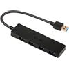 i-tec - Hub USB passivo 3.0 in Metallo, 4 Porte, per Notebook, ultrabook, Tablet, Pc Windows e Mac, Senza Adattatore di Rete