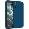 HAFFAN Custodia in Silicone TPU Compatibile con OPPO A94 5G (6.43 inches), Cover Case Protettiva per Cellulare - Blu zaffiro