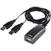 Lindy KM Switch USB, 2 Porte, nero