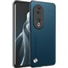HAFFAN Custodia Cover Protettiva per Cellulare per HONOR 90 5G (6.7 inches), Stile Similpelle - Zaffiro