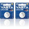 Varta Set di 10 Blister di 2 batterie litio 6540 CR 2450