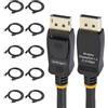 StarTech Cavo DisplayPort 1.2 2m Confezione da 10, 4K 60Hz, VESA | Certificazione VESA per Prestazioni Garantite, Ideale per Installazioni Multiple