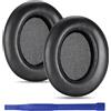 umvowuxa WH-XB910N - Cuscinetti auricolari di ricambio per cuffie Sony WH-XB910N, con cancellazione del rumore, in pelle proteica, con rete e fibbia, compatibili con cuffie over-ear cablate/wireless