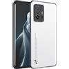 HAFFAN Custodia Cover Protettiva per Cellulare per Xiaomi MI 11T / Xiaomi MI 11T Pro (6.67 inches), Stile Similpelle - Bianco