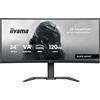 iiyama G-MASTER Black Hawk GCB3482WQSU-B1 Curvo 1500R 86.4cm 34" VA LED Gaming Monitor UWQHD HDMI DP USB3.2 USB-C 0.6ms 120Hz HDR400 FreeSync Premium, nero