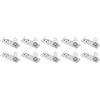 QUARKZMAN AA Batteria Piastre 20pz Negativo a Positivo Converti Molla Contatto 29mm x 11mm Fai da Te Elettronico