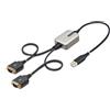 StarTech Cavo USB-A a Seriale 2 Porte DB9 60cm, FTDI (2P1FFC-USB-SERIAL)