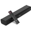 NGS SUBWAY - Sounbar Compatible con la Tecnologia Bluetooth. 40W, Ingresso: Optical, USB, AUX IN, Telecomando.