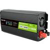 Green Cell Inverter LCD 500W/1000W 12V a 230V Onda Sinusoidale Pura | Convertitore DC/AC con display LCD per auto, camper e roulotte