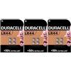 Duracell 12X Duracell LR44 (3 Blister Da 4 batterie) 12 Pile (A76/V13GA/76A)