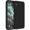 HAFFAN Custodia in Silicone TPU Compatibile con Xiaomi MI 8 (6.21 inches), Cover Case Protettiva per Cellulare - Nero