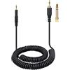 weishan ATH-M50x Cavo a spirale di ricambio per cuffie cablate Audio Technica M40x M70x, da 2,5 mm a 3,5 mm con adattatore da 6,35 mm, 4,3 m