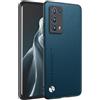 HAFFAN Custodia Cover Protettiva per Cellulare per OPPO Reno6 Pro 5G (6.55 inches), Stile Similpelle - Zaffiro
