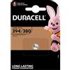 DURACELL Confezione da 2 blister da 1 batteria ossido argento per orologi Watch 394/380 SR 45