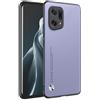 HAFFAN Custodia Cover Protettiva per Cellulare per OPPO Find X5 (6.55 inches), Stile Similpelle - Viola chiaro