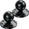 BRCOVAN 2 PCS, supporto a sfera da 1,5 '' con piastra rotonda in lega di alluminio AMPS foro