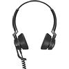 Jabra Engage 50 On-Ear Cuffie Stereo - Cuffie con Cavo Digitale Certificate Microsoft con Cancellazione Passiva del Rumore per Softphone e Web Client - Cavo USB-C - Nero