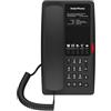Fanvil H4 Telefono IP per Hotel, 2 Account SIP, 5 Tasti Programmabili, PoE, Nero