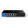 Linksys Switch non gestito multi-gig a 5 porte, 2,5 G, Ethernet ad alta efficienza energetica, controllo del flusso full-duplex, ideale per piccoli e uffici domestici con design senza ventola e