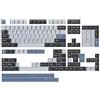 Sumgsn Double Shot Keycaps 173 tasti Cherry Profile Stile minimalista Blu 8008 Keycap Set per tastiera meccanica ANSI/ISO Layout 61/87/100/104/108%