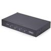 StarTech.com Switch KM a 4 porte con commutazione del mouse, switcher USB 3.0, condivisione tastiera/mouse, audio 3,5 mm/USB