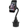 Macally MCUPXL supporto portabicchiere per auto con collo di 10 cm flessibile e regolabile per iPhone, smartphone e telefono cellulare