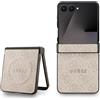 CG MOBILE Guess 4G - Custodia classica compatibile con MagSafe per Samsung Galaxy Z Flip7 (rosa)