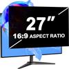 LUSA DESIGN Filtro privacy per monitor del computer da 27 pollici per proporzioni 16:9, protezione degli occhi anti riflesso della luce blu, oscurante rimovibile anti spia desktop protezione filtro