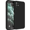 HAFFAN Custodia in Silicone TPU Compatibile con OPPO A94 5G (6.43 inches), Cover Case Protettiva per Cellulare - Nero