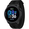 Coros Orologio sportivo unisex Pace 4 con cinturino in nylon nero