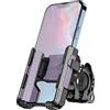 Grefay Supporto Telefono Bicicletta 【1S Smontaggio Rapido】 Supporto Telefono Moto con 2 Porte Rotazione a 360° Supporto Telefono da Manubrio per Bici da Scooter per Smartphone da 4,0 a 7,0 Pollici